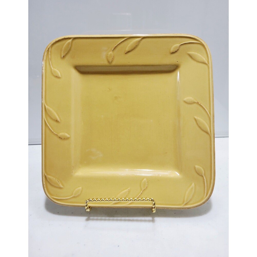 Signature "Sorrento" Wheat Gold 9-inch Square Salad Plate